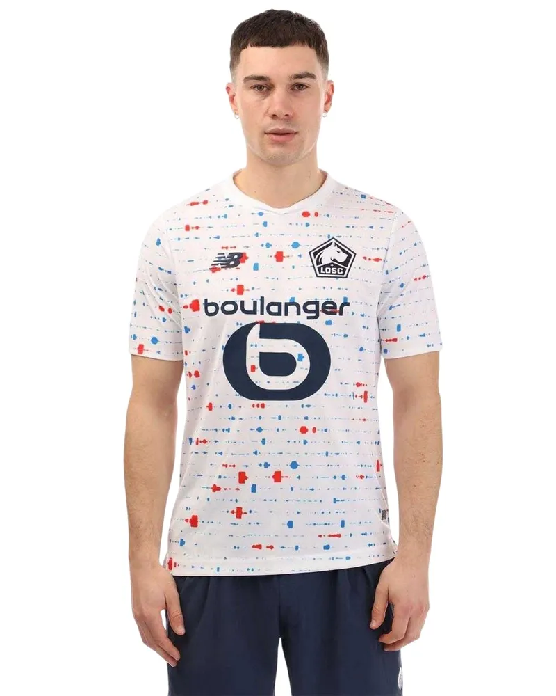New Balance Lille 23/24" Auswärtstrikot für Herren (Weiß Weiß