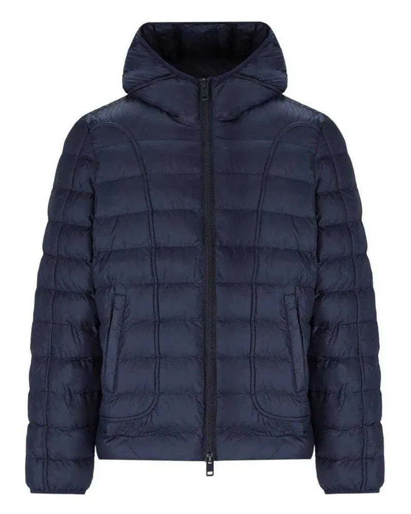 Diesel Jacke für Herren, mit Kapuze (Dunkles Marineblau Marineblau