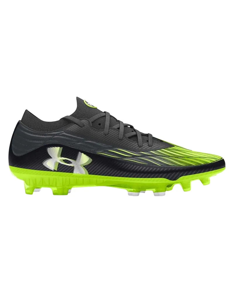 Under Armour Magnetico Select 4" Fußballschuhe mit festem Boden für Herren (Schwarz Schwarz
