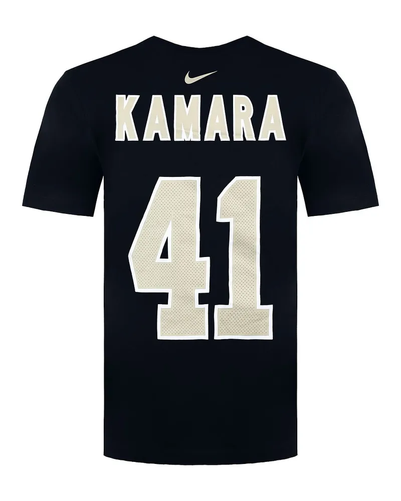 Nike NFL New Orleans Saints 41 Alvin Kamara Herren-T-Shirt Schwarz