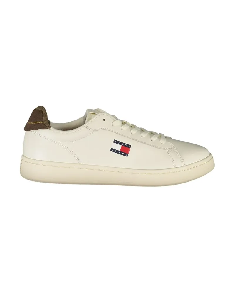 Tommy Hilfiger Bianco Polyurethan Herren Sneaker Weiß