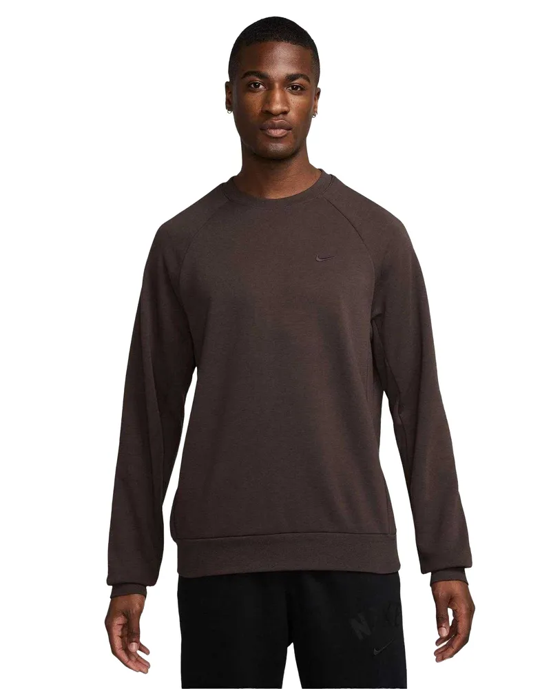 Nike Primary" Sweatshirt für Herren, Mit UV-Schutz, Dri-FIT (Braun Braun