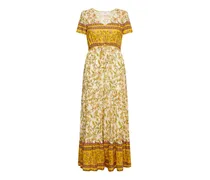 Sommerkleid Damen Wollweiß Mehrfarbig