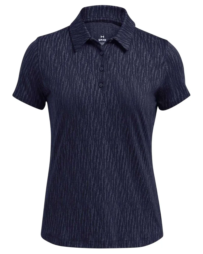 Under Armour Playoff 3.0" Poloshirt für Damen, Jacquard (Blau Blau