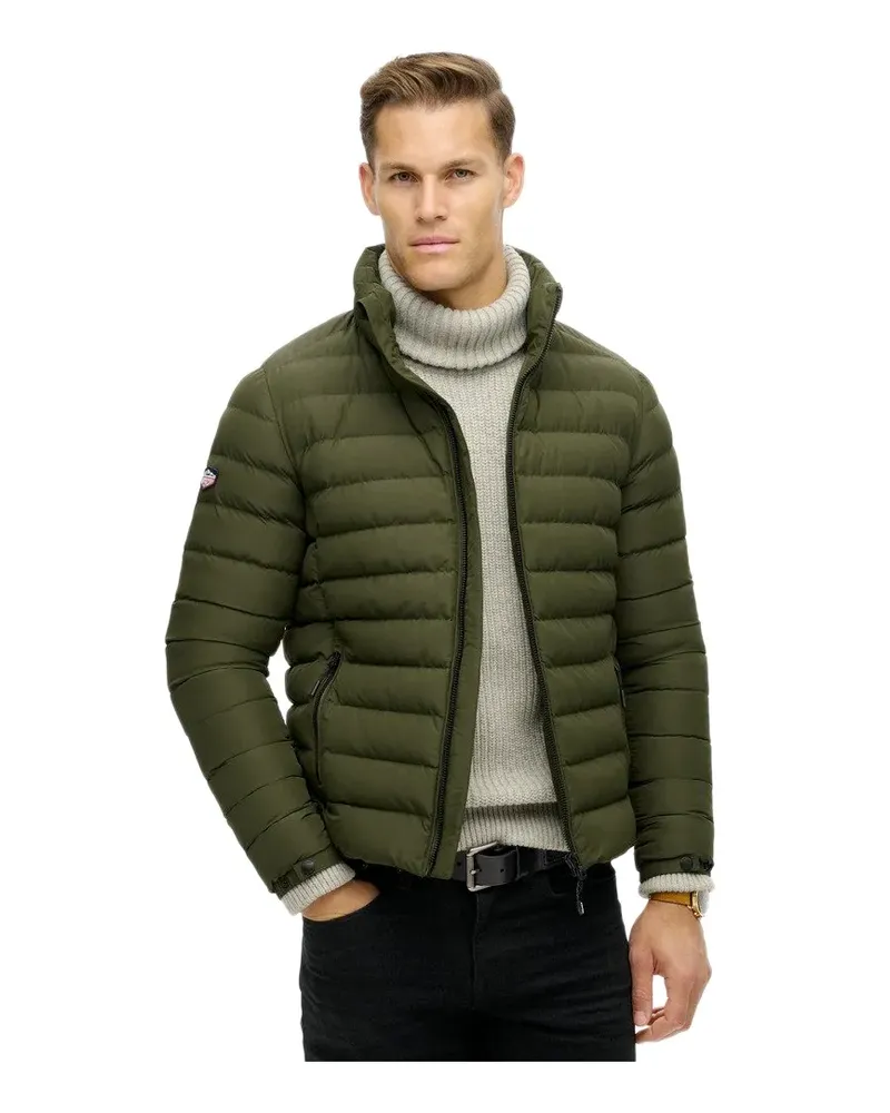 Superdry. Herren-Daunenjacke Fuji Dunkelgrün