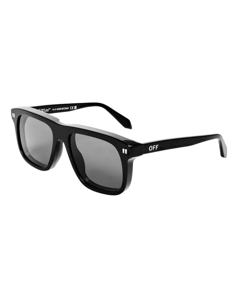 OFF-WHITE Off White - "Clearwater" Sonnenbrille für Herren (Schwarz Schwarz
