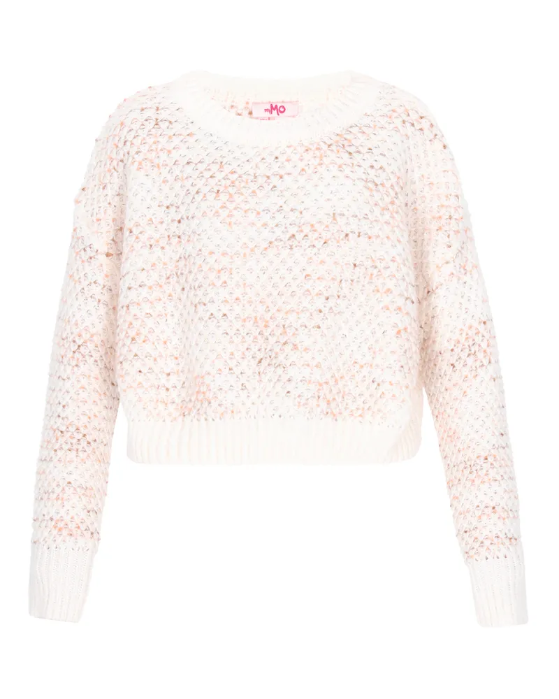 My Mo Pullover, cremeweiß meliert - Wollweiß Wollweiß