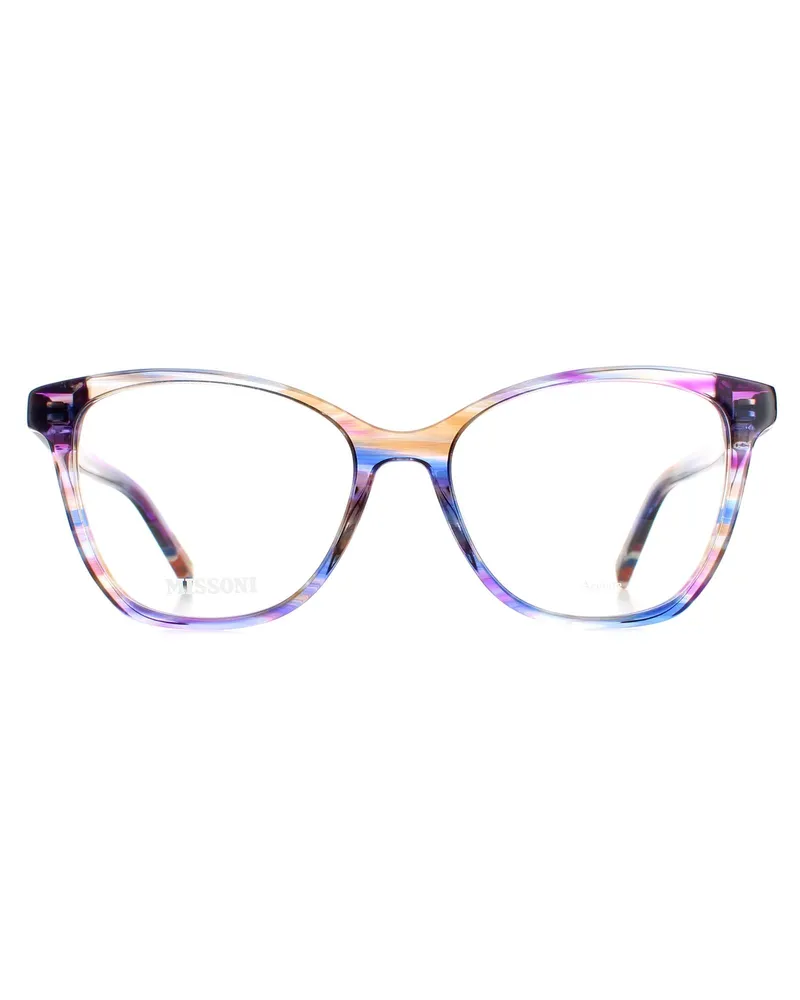 Missoni Montures de lunettes MIS 0013 V43 Transparent Rayï¿½ Lilas Femmes Lila