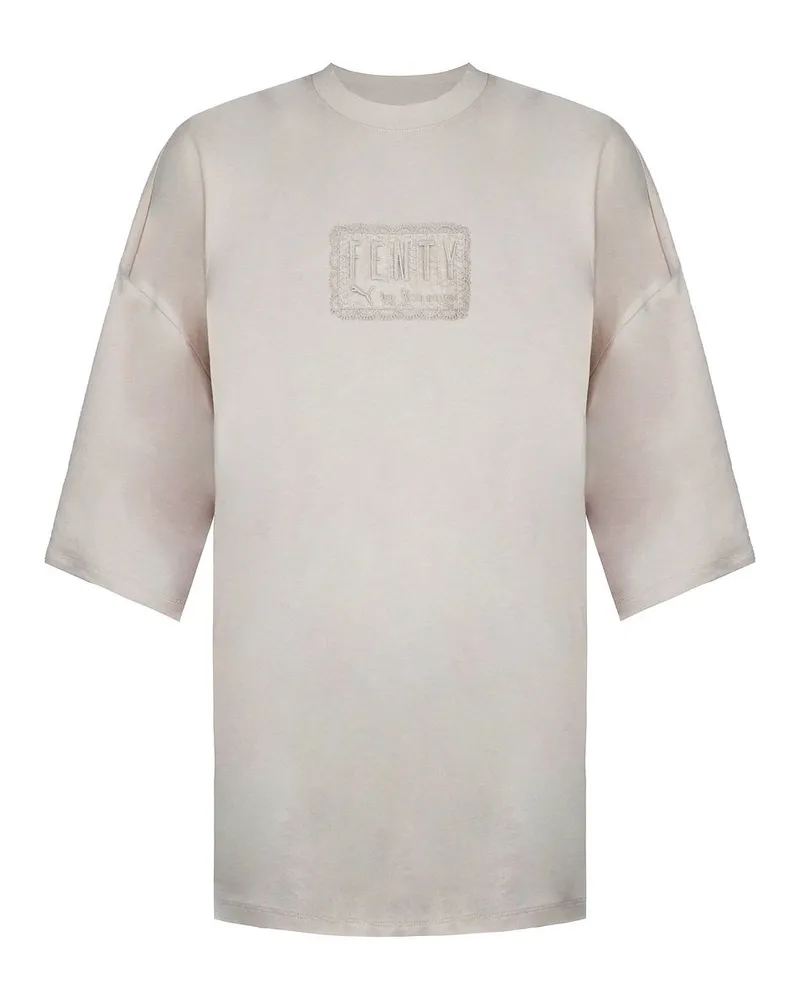 Puma x Rihanna Fenty Oversized Damen Top in Pinktönung Rosa