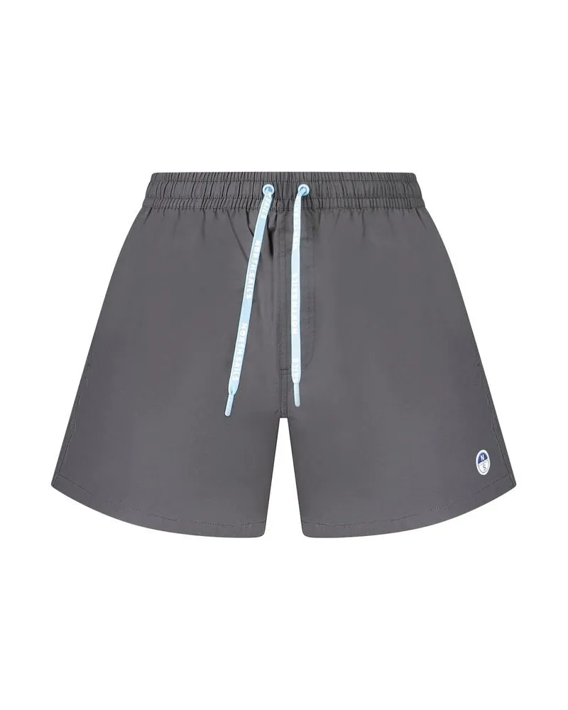 North Sails Nylon-Badeboxer für Herren - Schwarz Schwarz