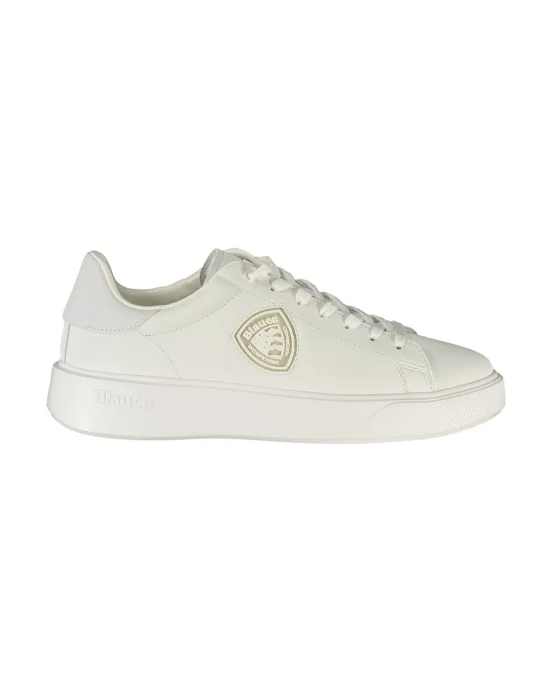 Blauer Bianco Polyester Herren-Sneaker - Weiß Weiß