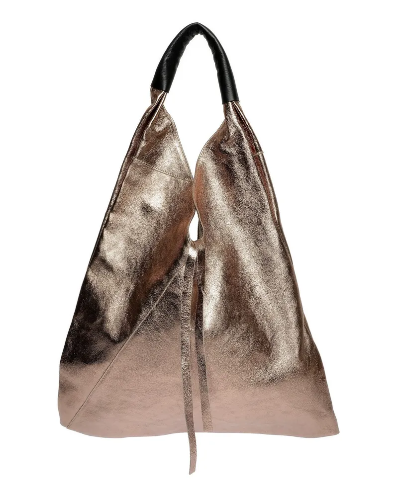Isabella Rhea Bronze Rindsledertasche Bronze