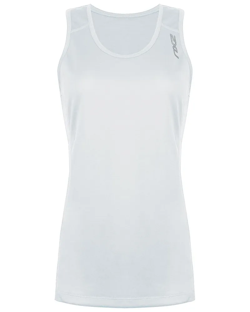 2XU BSR Active Singulett Frauen weiße Top Weiß