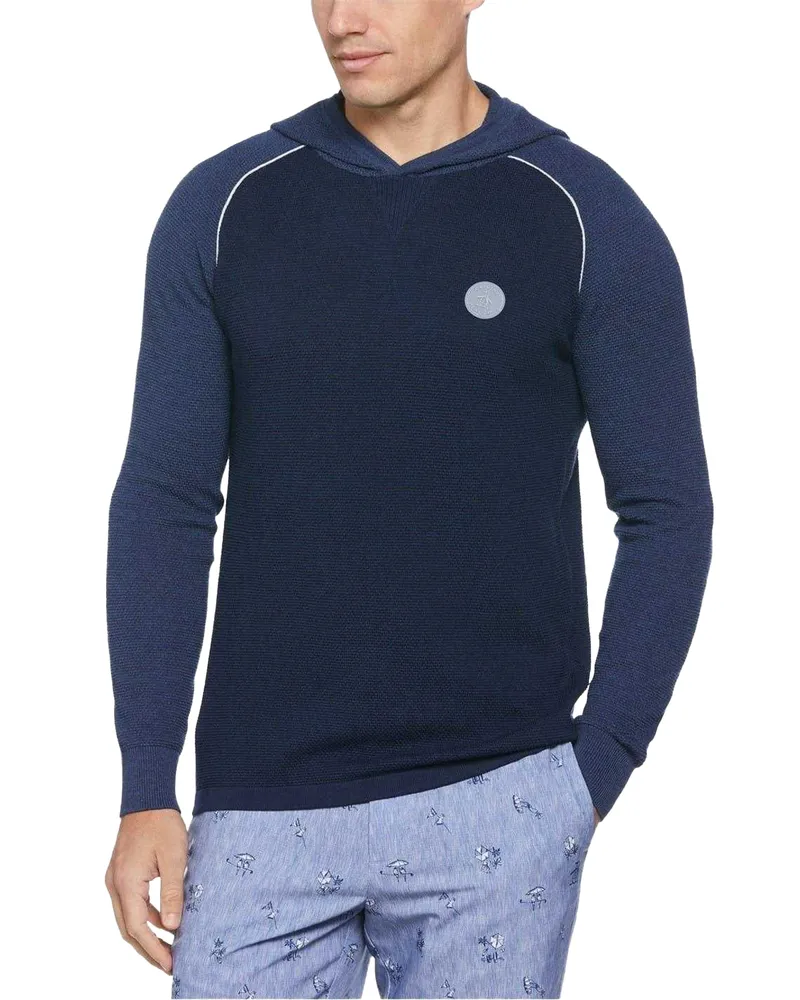 Original Penguin Kapuzenpullover für Herren (Dunkelgrau Schwarz