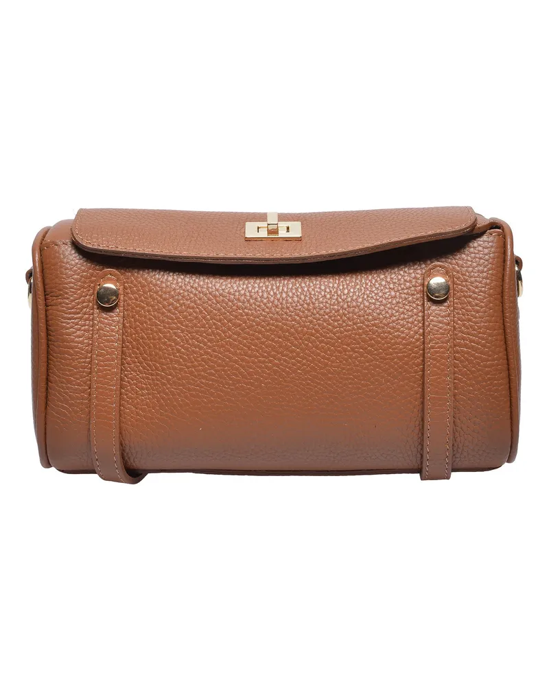 Anna Luchini Braun Rindsledertasche Braun