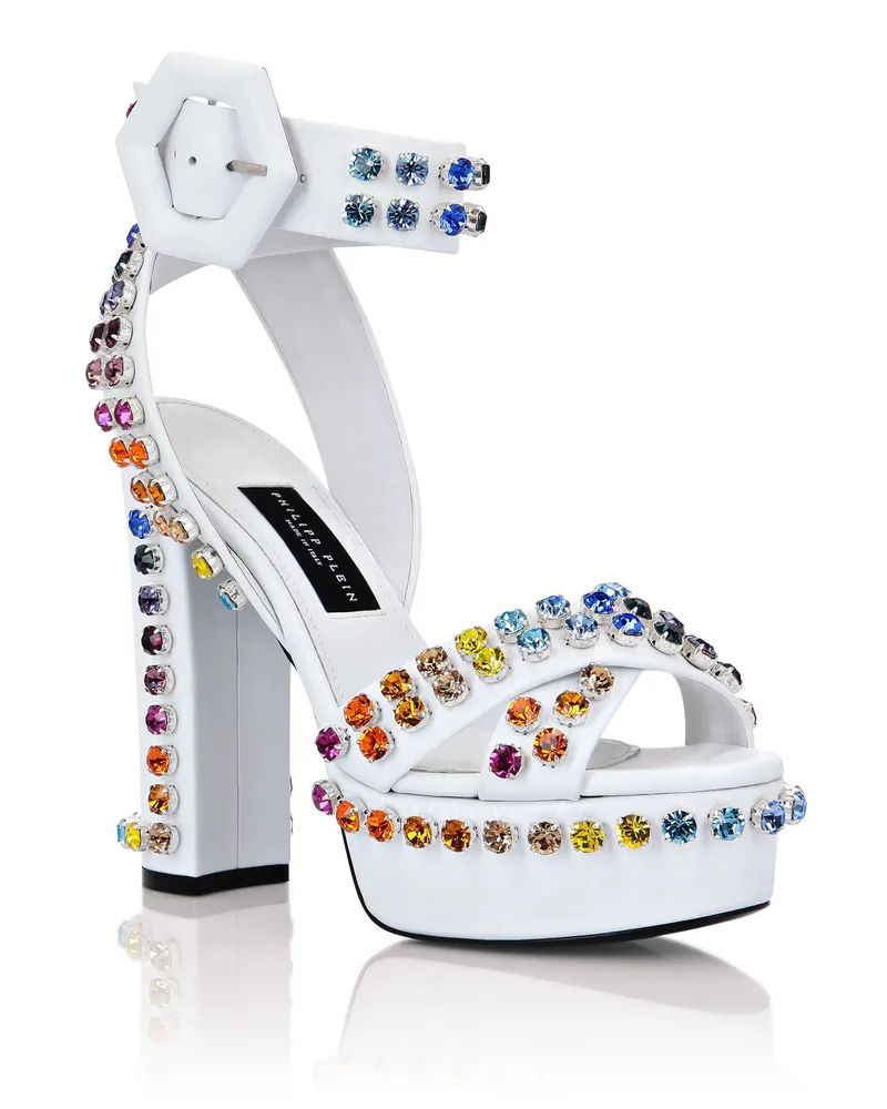 Philipp Plein Sandaletten Weiß