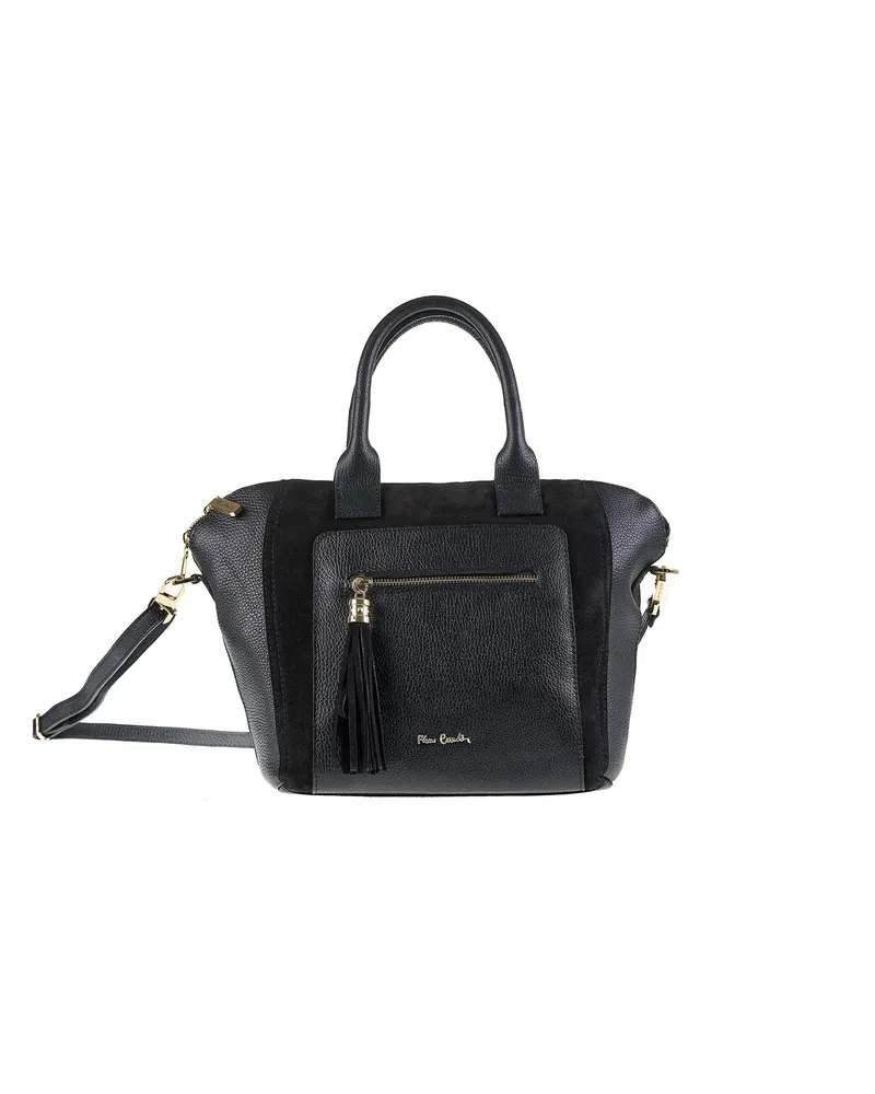 Pierre Cardin Handtasche für Damen - Schwarz Schwarz
