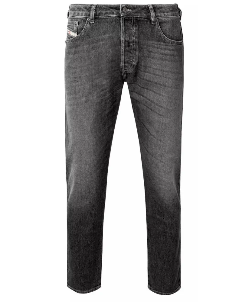 Diesel D-Luster verblasste schwarze Jeans Schwarz