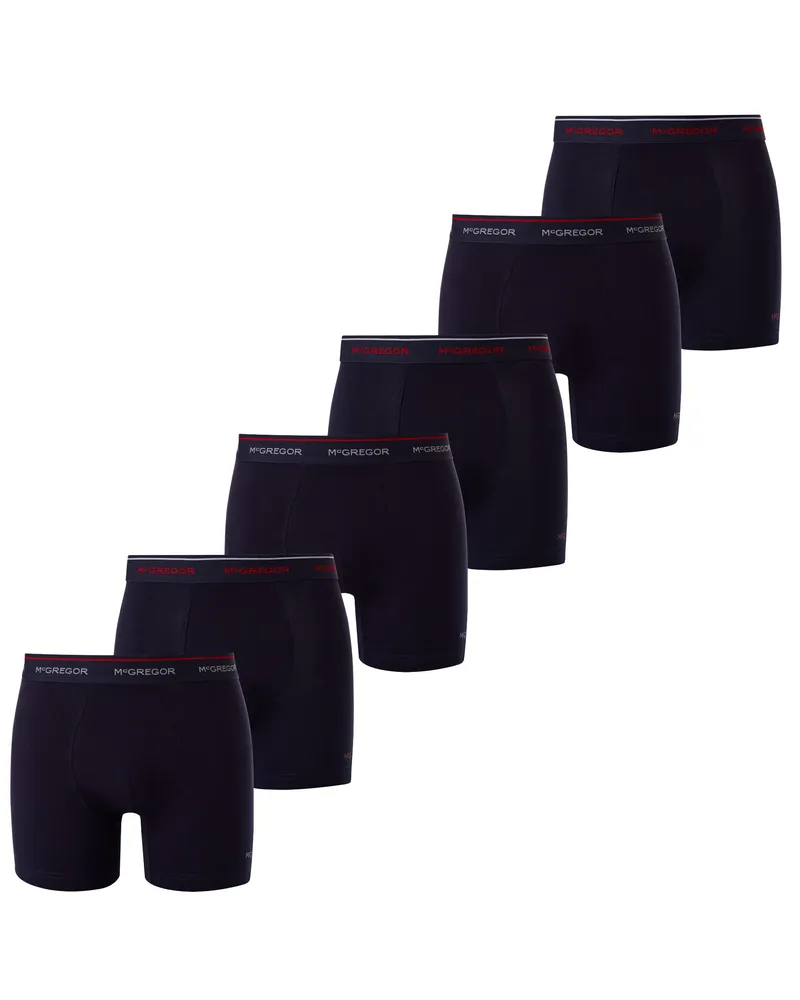 McGregor Boxershorts Navy 6er-Pack Marineblau