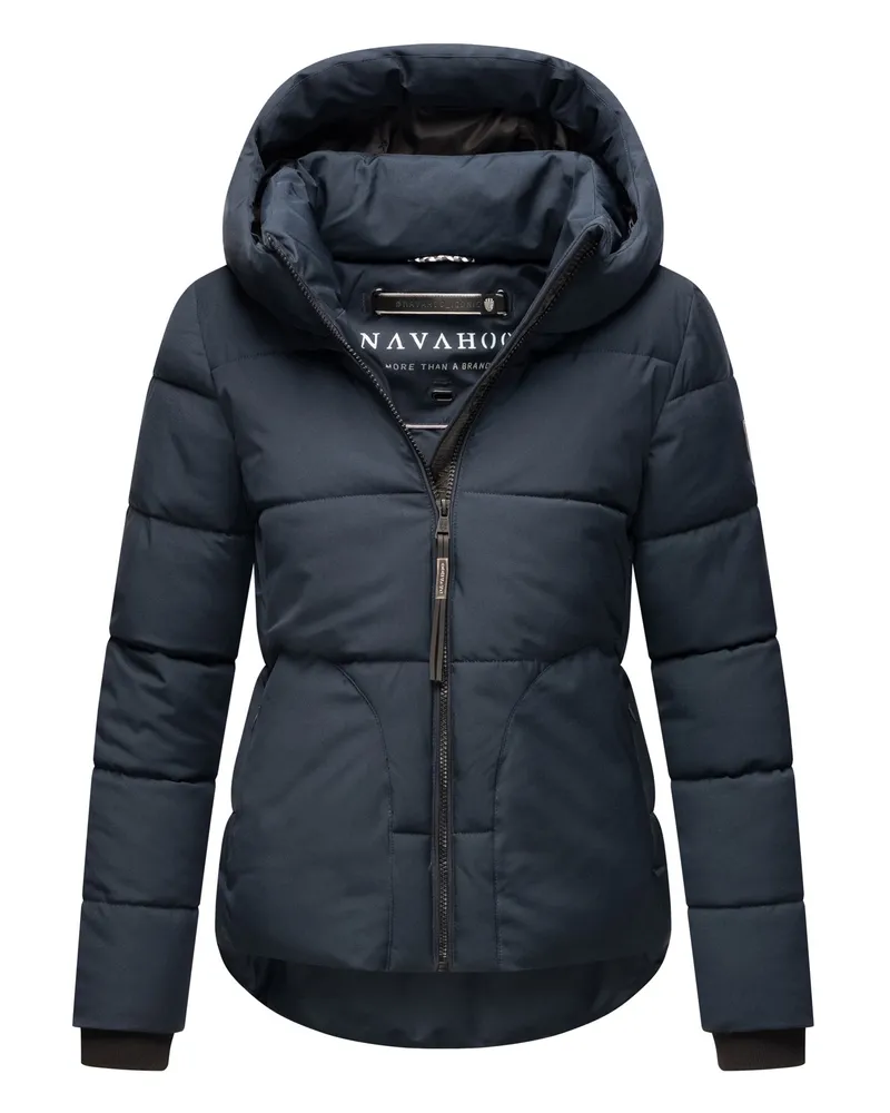 NAVAHOO Lachperle Damen Puffer Jacket – warm & stylisch Blau