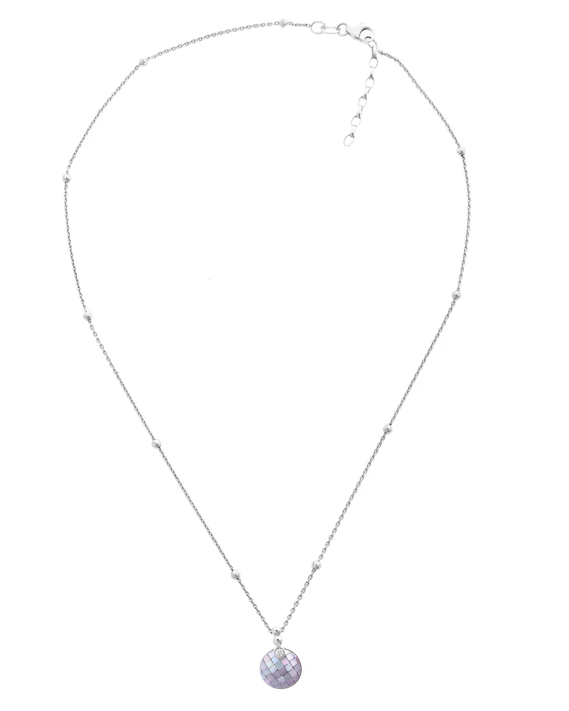 Orphelia Vera' Damenkette mit Anhänger aus 925er Sterlingsilber – Silber ZH-7231 Silber