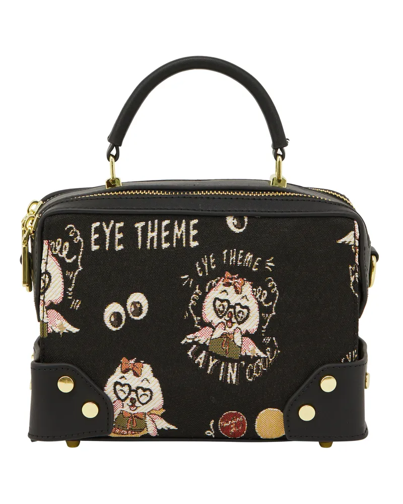 My Mo Handtasche für Damen - Schwarz Schwarz