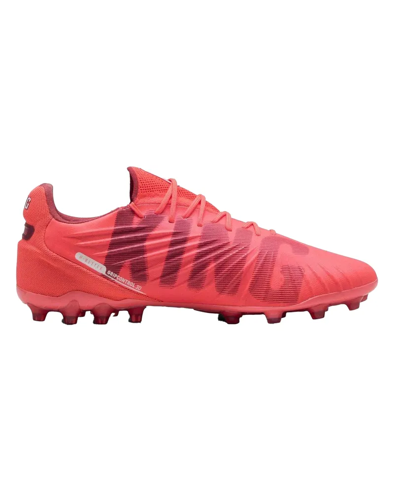 Puma King Ultimate" Fußballschuhe mit festem Boden für Herren (Glutrot Marineblau