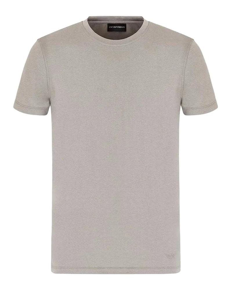 Emporio Armani EA7 - T-Shirt für Herren, Schmal, kurzärmlig (Grau Grau