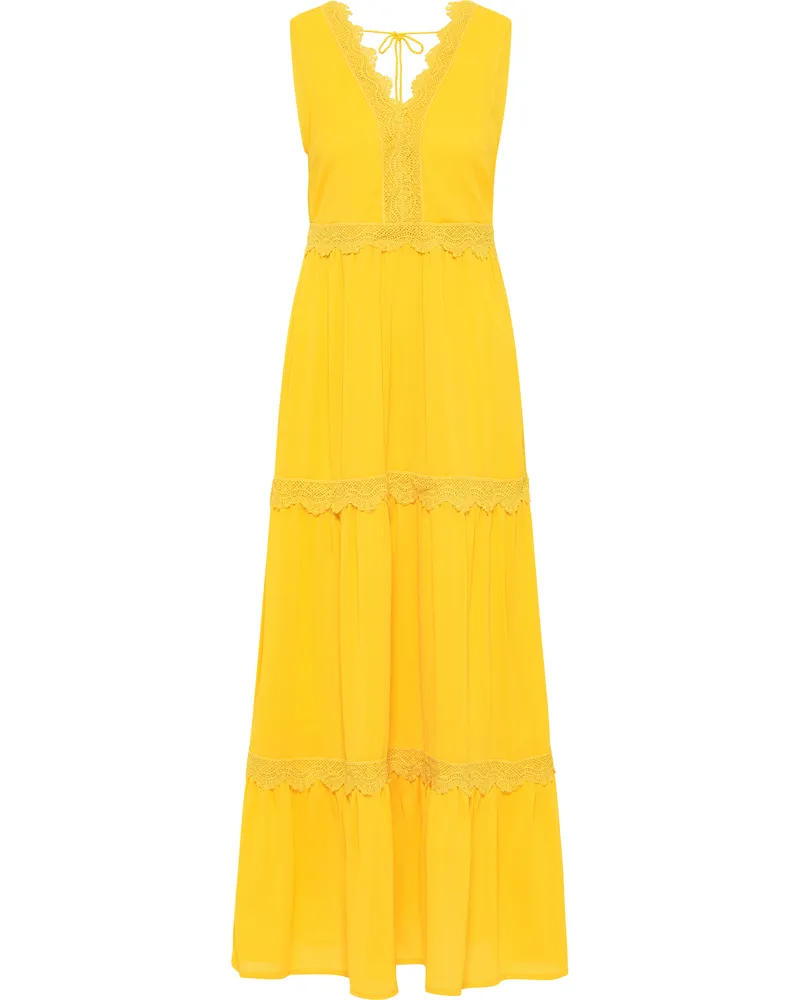 IZIA Robe spaghetti maxi gaya Gelb