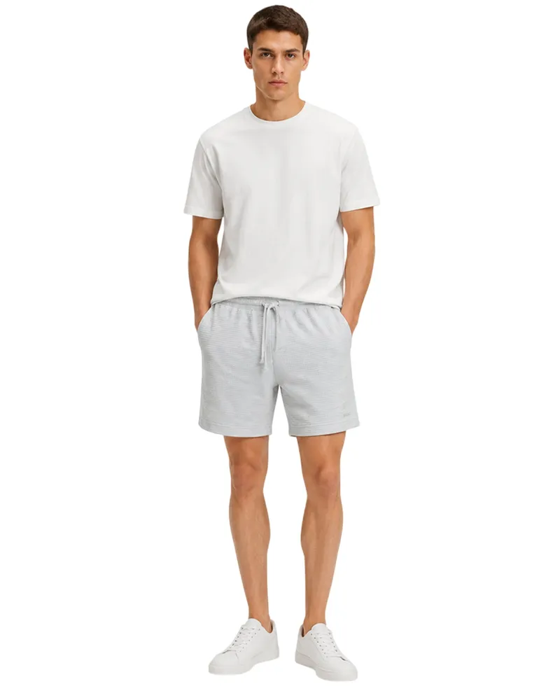 HUGO BOSS Schlafanzug-Shorts für Herren (Grau Grau