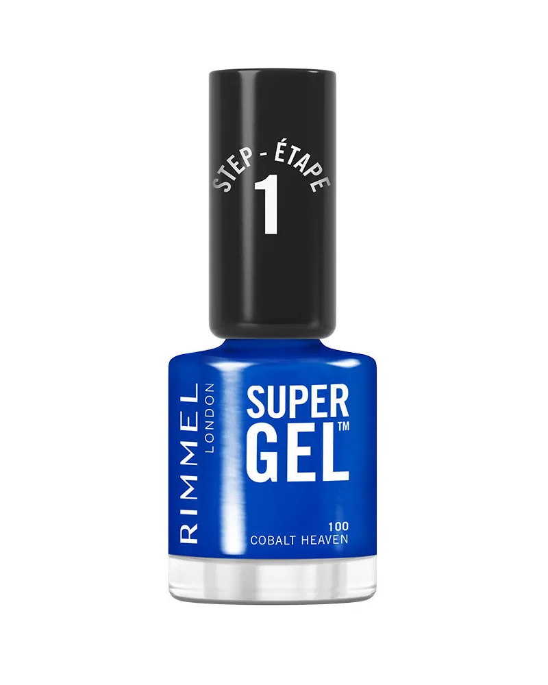 Rimmel London Super Gel Nagellack #100-cobalt Heaven 12 ml 