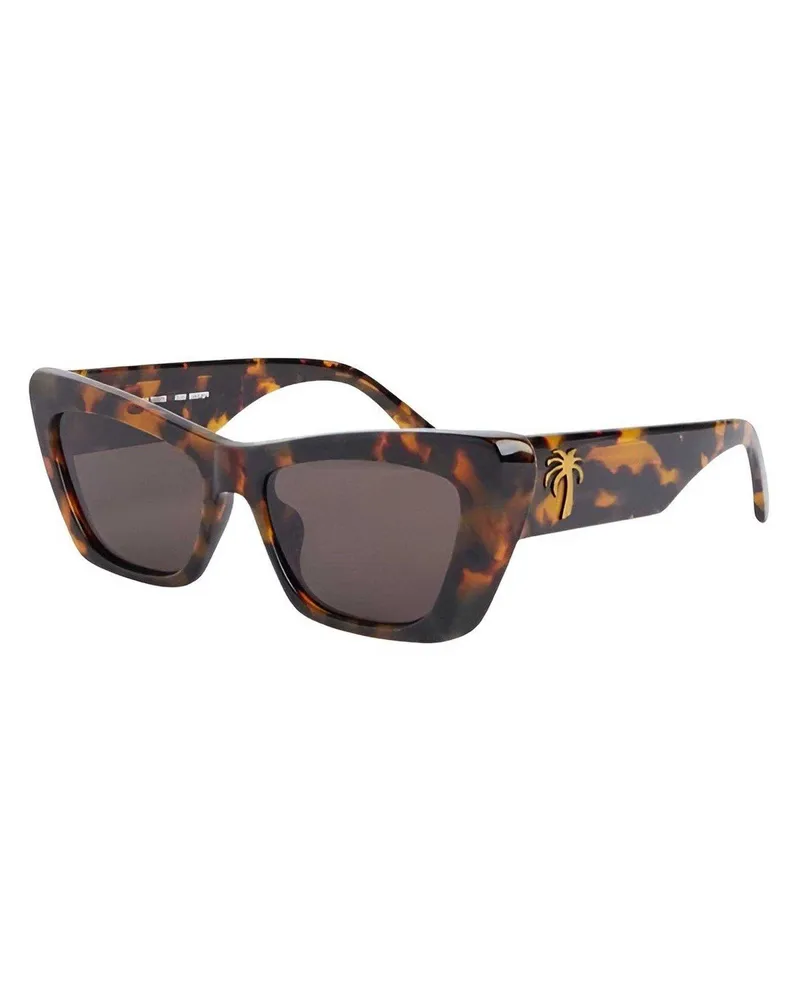 Palm Angels Fairfield" Rechteck-Sonnenbrille für Herren (Havannabraun Dunkelbraun