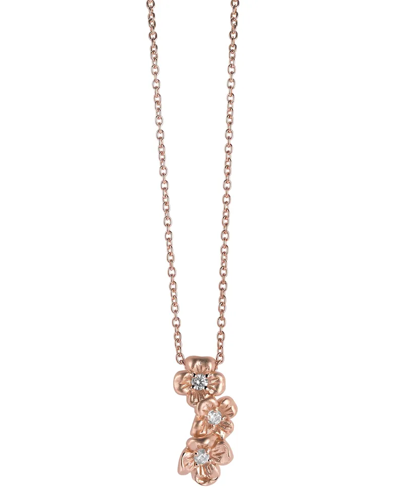 Orphelia Damen-Kette aus 925er Sterlingsilber mit Anhänger – Rosé ZH-6018/1 Rosé