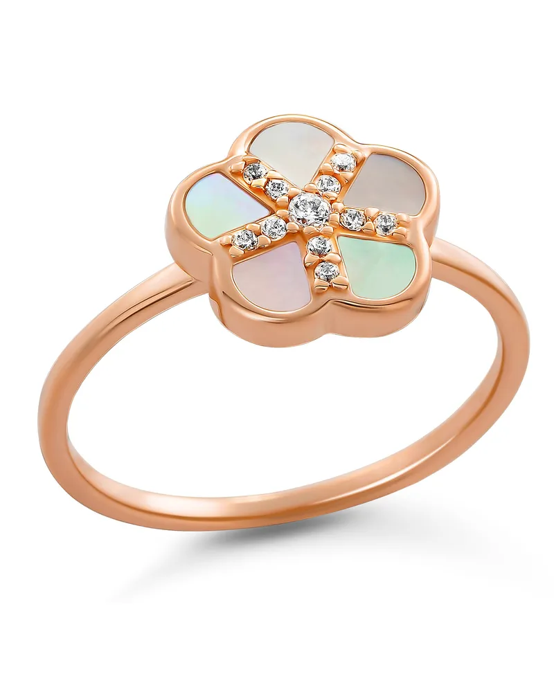 Orphelia Daisy' Damen-Ring aus 925er Sterlingsilber – Rosé ZR-7585/RG Rosé