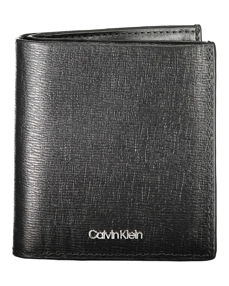 Calvin Klein Leder-Bifold-Geldbörse K50K503352 - Schwarz Schwarz