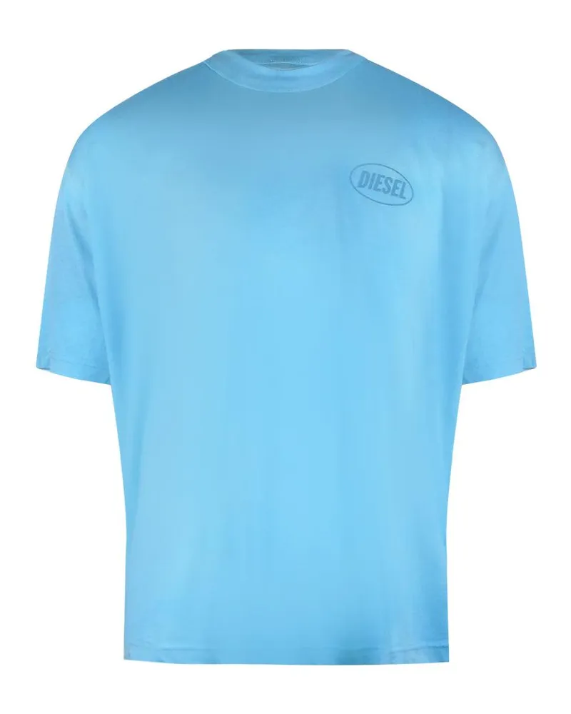 Diesel T-Shirt für Herren, Baumwolle (Blau Blau
