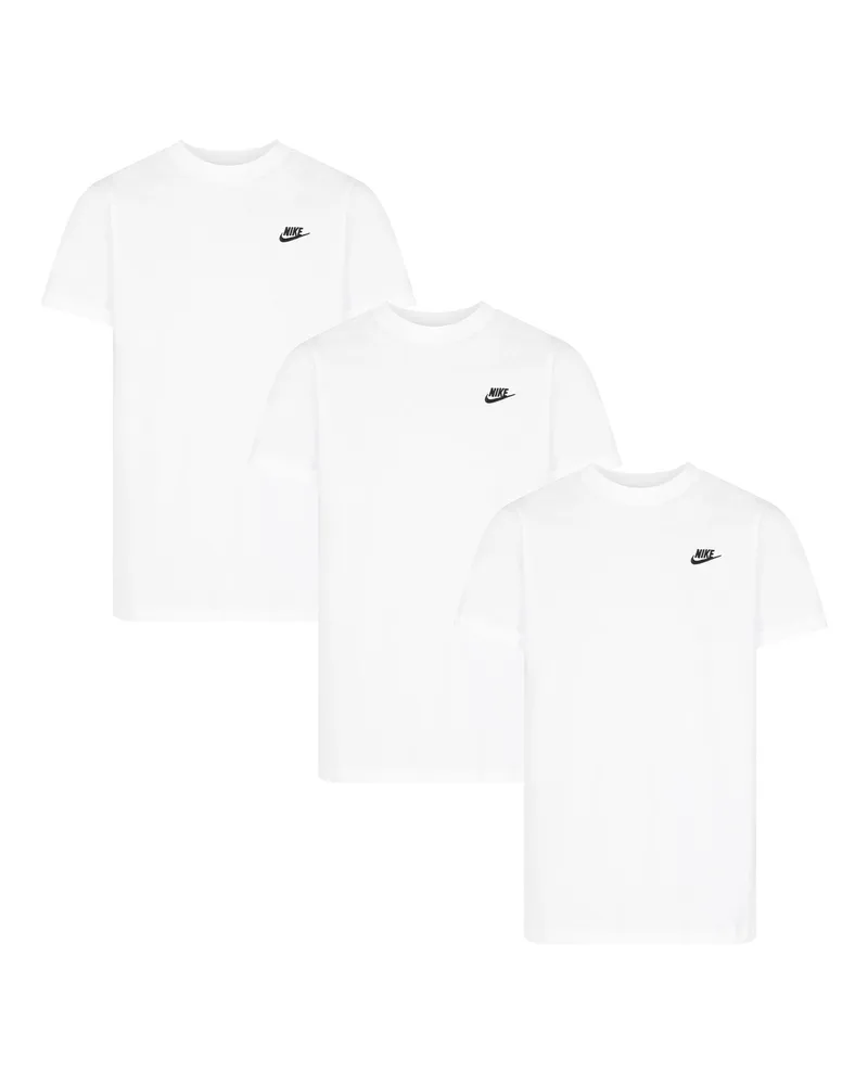 Nike 3er-Pack  Sportswear Club T-Shirts für Herren in Weiß Weiß