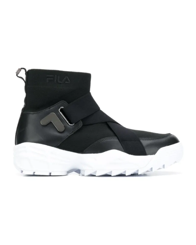 Fila Hi Top Socken Damen schwarze Schuhe Schwarz