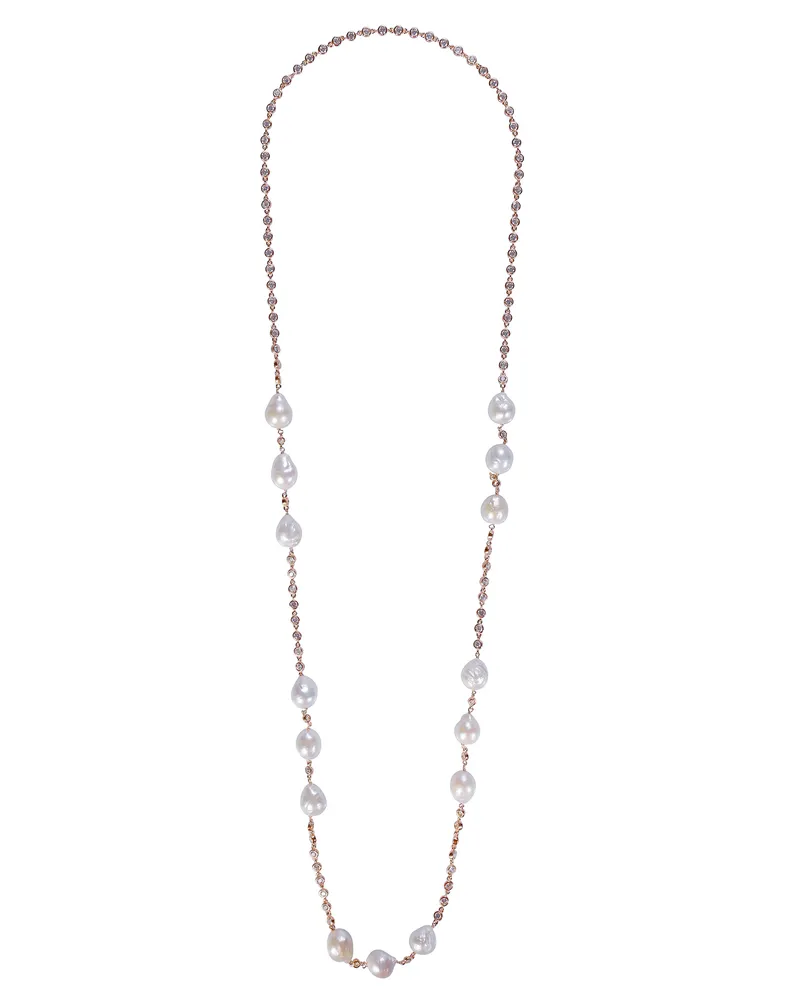 Orphelia Halskette für Damen, Sterling-Silber 925, Rosé, ZK-7462 Rosé