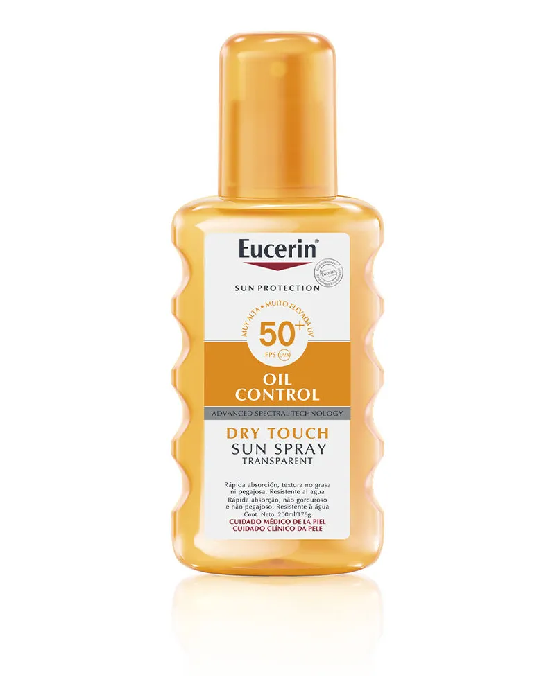 Eucerin Sonnenschutzöl Dry Touch Transparentes Spray Spf50+ 200 ml 