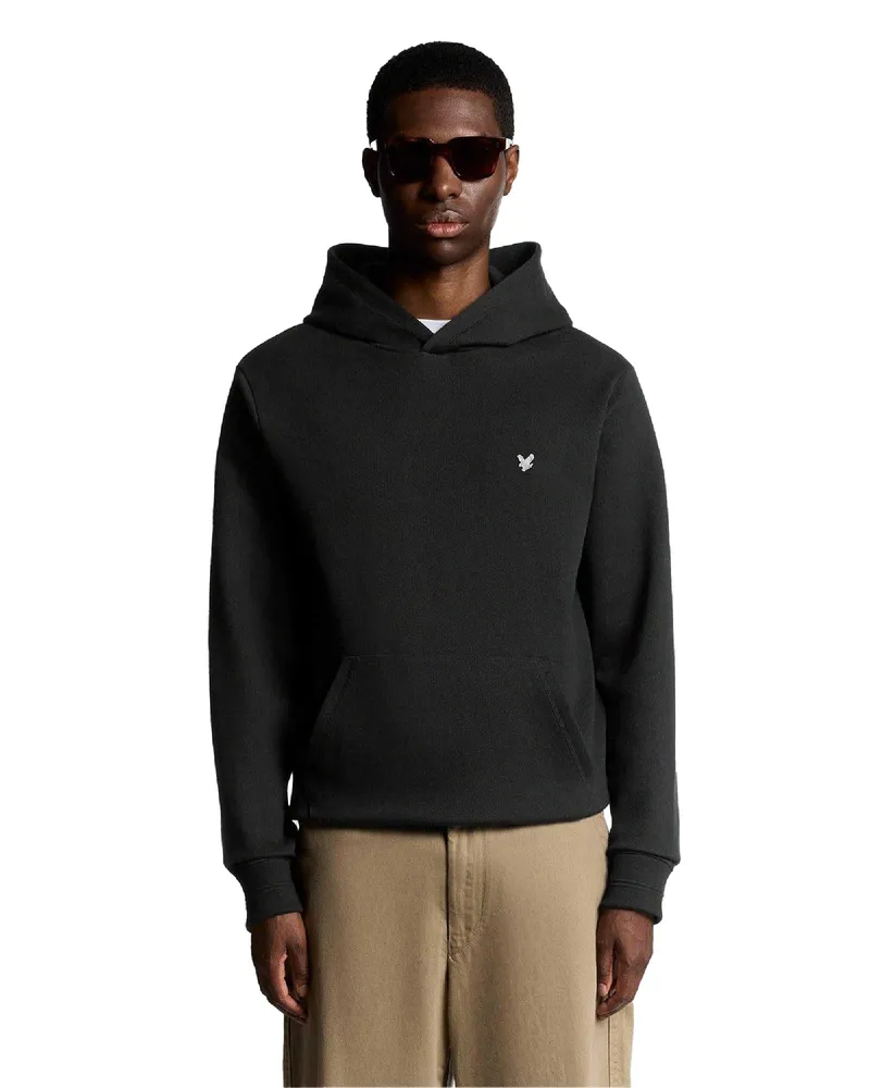 Lyle & Scott Kapuzenpullover für Herren, Gewebe (Schwarz Schwarz