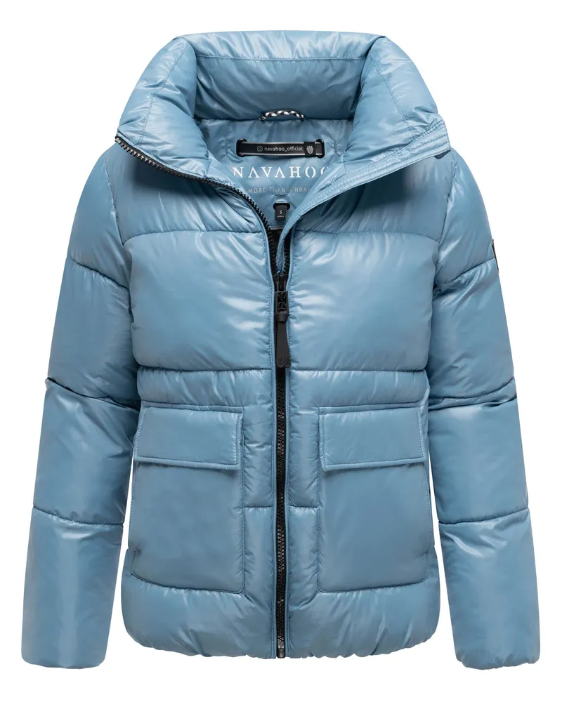 NAVAHOO Damen Steppjacke Eispracht – stilvoll, warm & funktional Blau