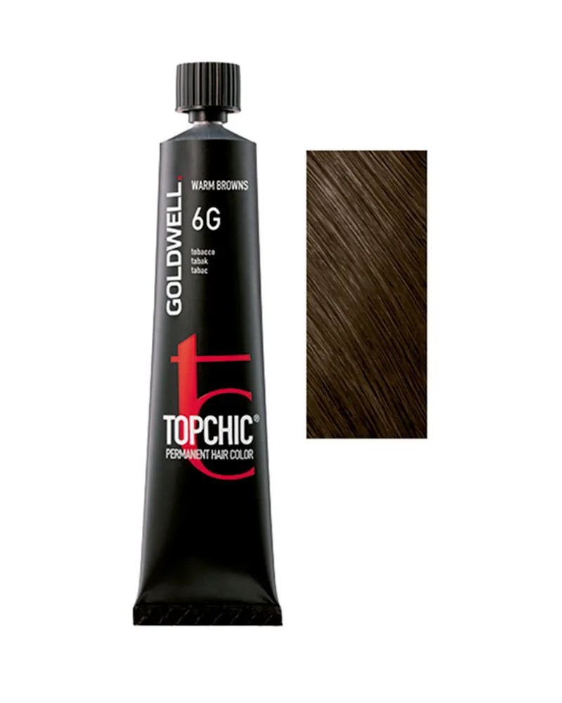 Goldwell Topchic Permanent Hair Color #6g 60 ml 