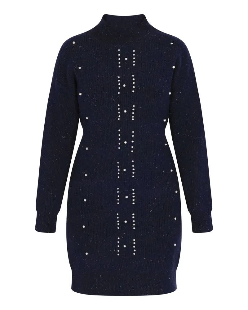 FAINA Kleid Damen Marine Marineblau