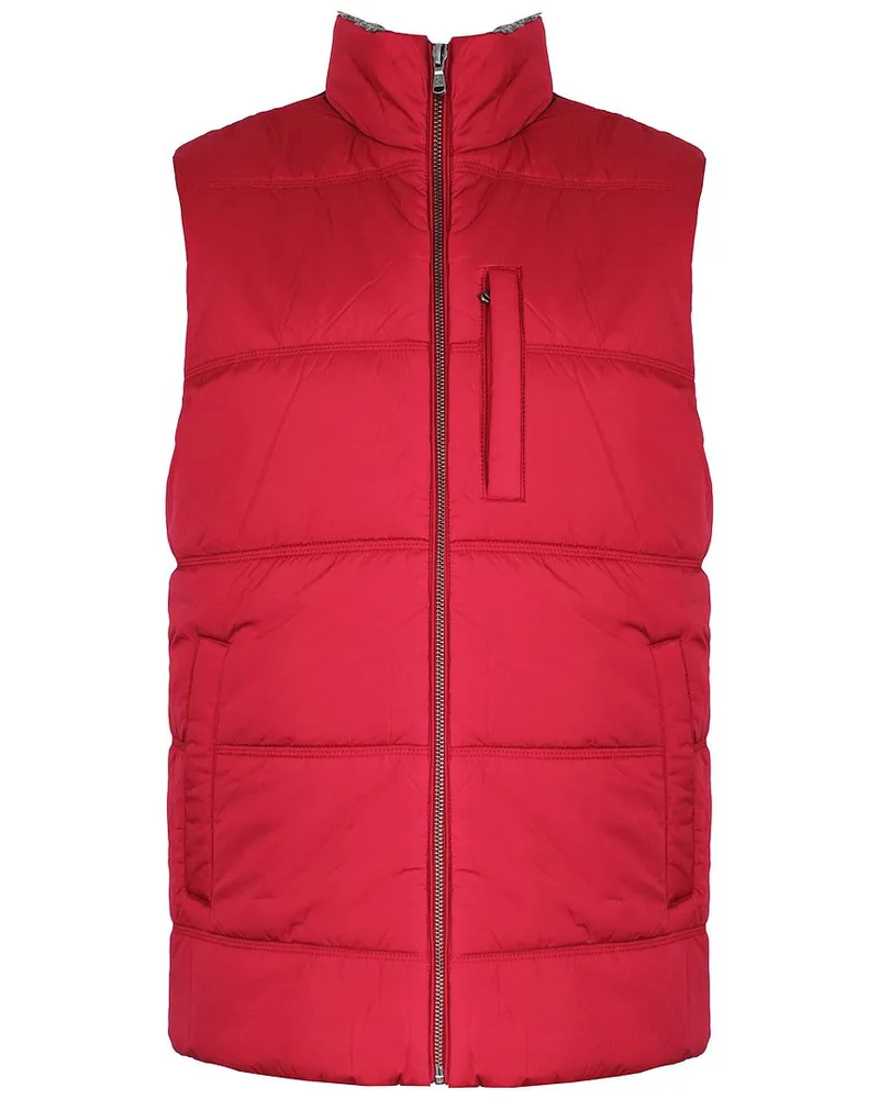 Hackett Polar Fleece Mens Red Gilet Rot