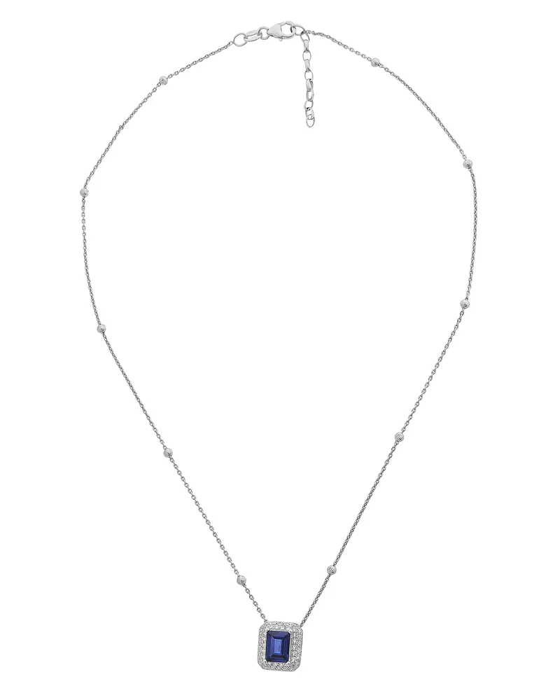 Orphelia Jackie' Damenkette mit Anhänger aus 925er Sterlingsilber – Silber ZH-7237/SA Silber