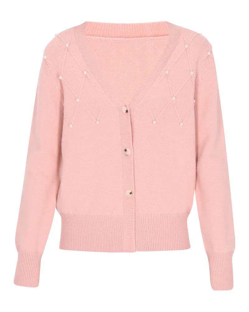 FAINA Strickjacke - Rosé Rosé