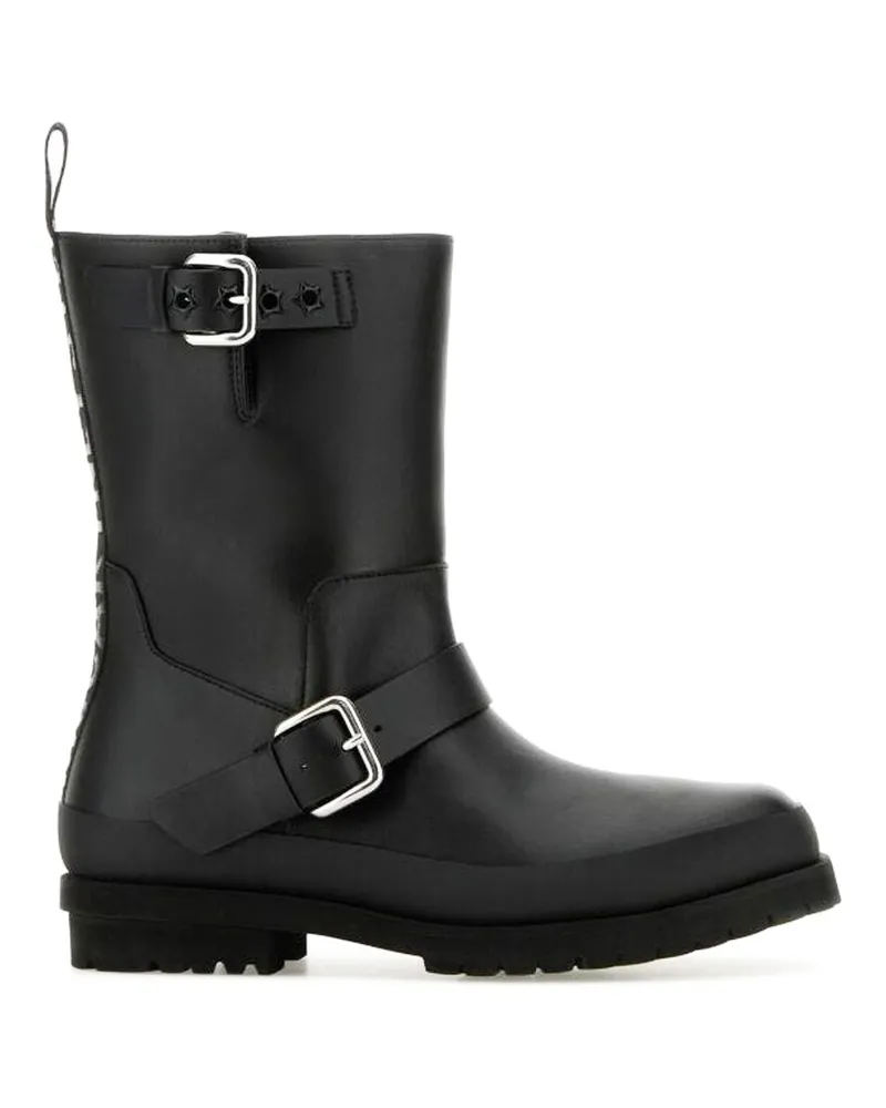 Stella McCartney Schwarze Alter Mat Trace Knöchelstiefel Schwarz