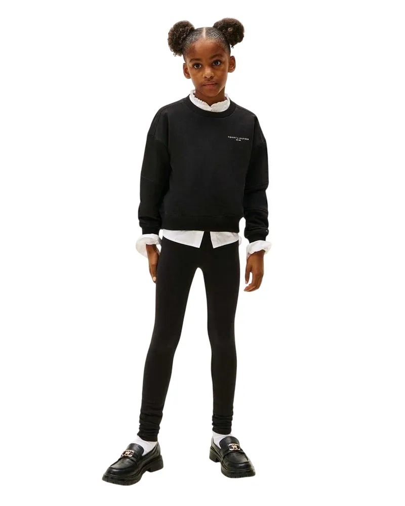 Tommy Hilfiger Sweatshirt & Jogginghose für Kinder (Schwarz Schwarz