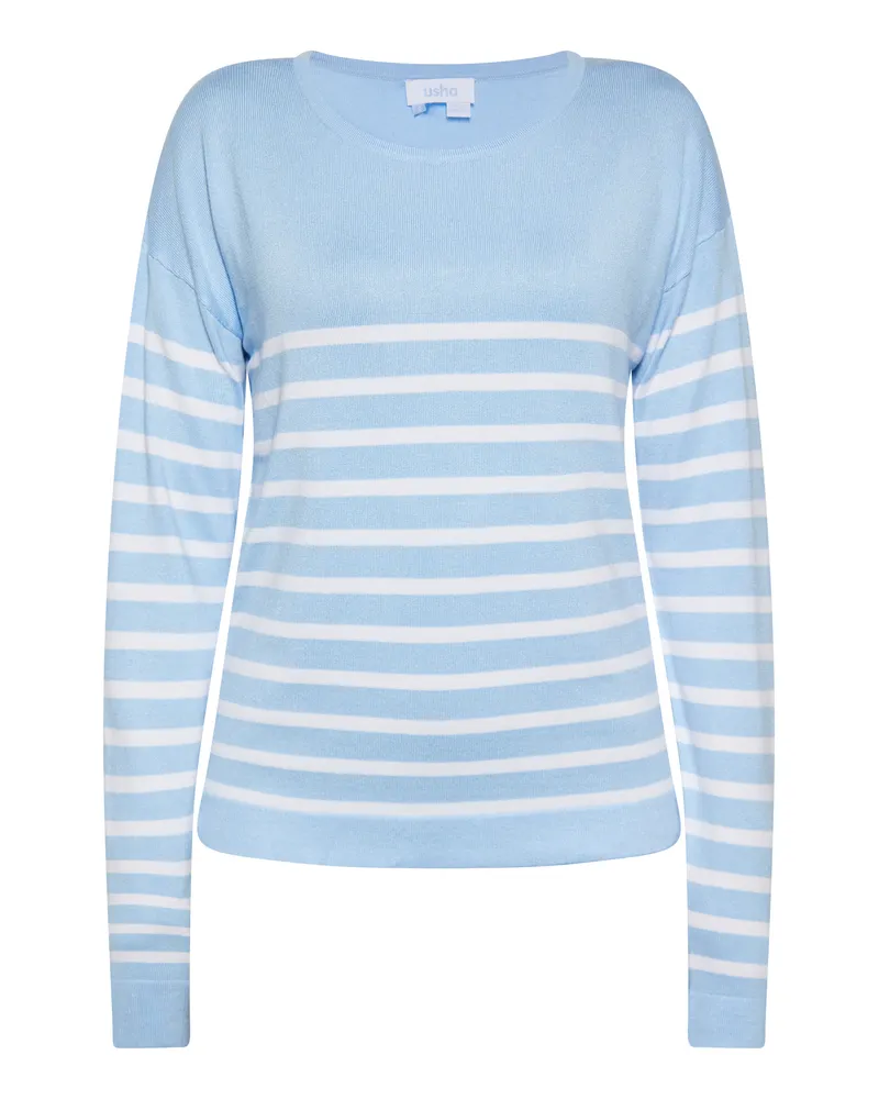 Usha Zur Seite fahren Damen hellblau weiss Blau